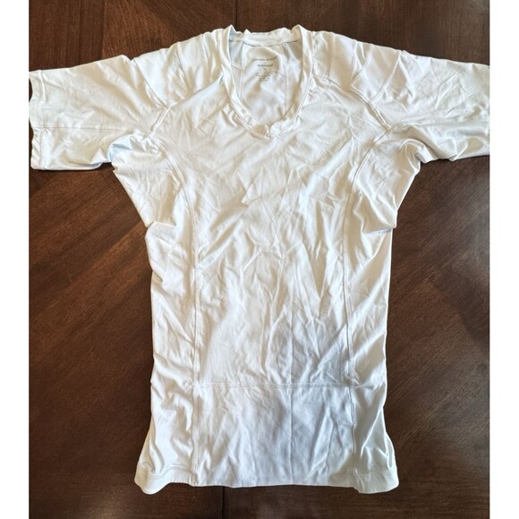 Alignmed Postural Fitness Shirt Mens XLarge White Compression Pullover Posture - Picture 1 of 4